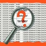 Treasury procurement database