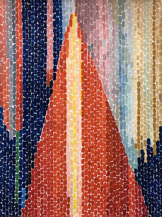 Alma Thomas Blast Off