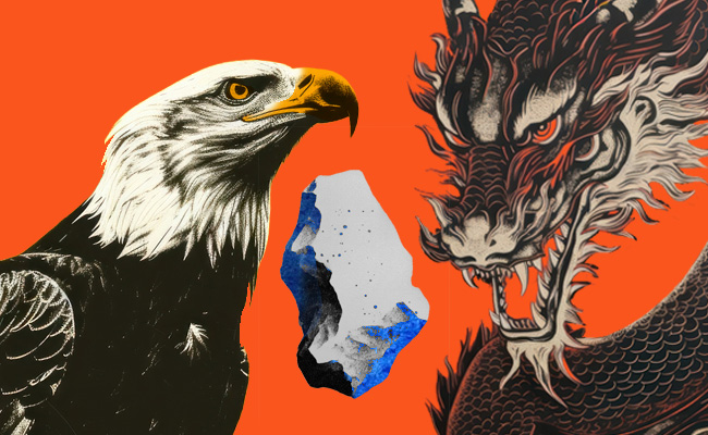 US-China rare earth rivalry.