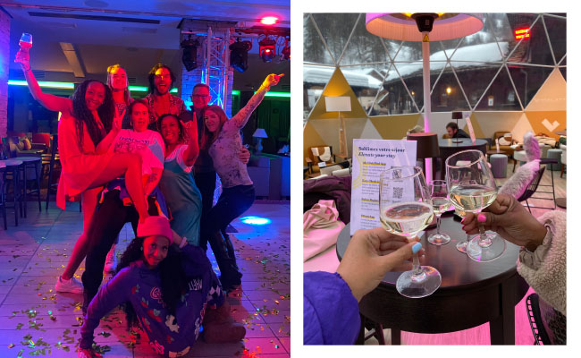 Partying at Club Med Pragelato