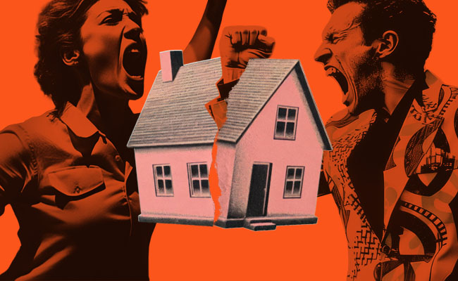 Divorce house split