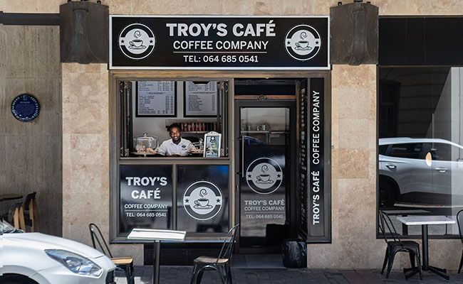 Troy's Café, Marshalltown. Picture: Ryan Enslin