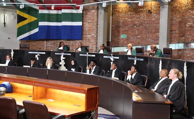 JOHANNESBURG, SOUTH AFRICA - MAY 08: Legal personnel during the delivery of the judgment on Phala Phala at Constitutional Court on May 08, 2026 (Photo by Gallo Images/Luba Lesolle)