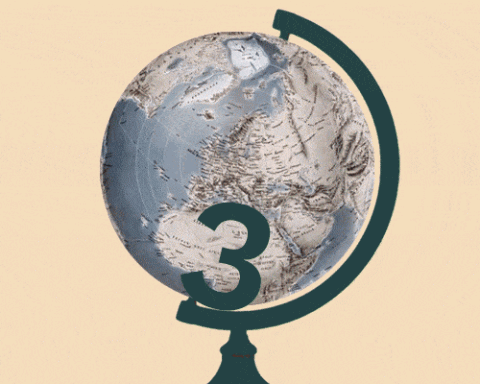 spinning globe