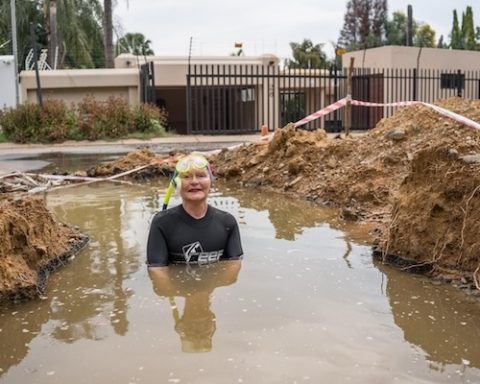 Helen Zille pothole