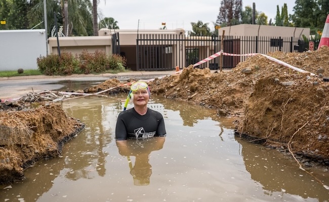 Helen Zille pothole