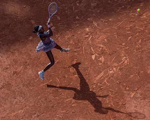 Coco Gauff at Roland Garros Grand Slam Tournament on May 30, 2026, in Paris, France. (Photo by Robert Szaniszlo/NurPhoto via Getty Images)