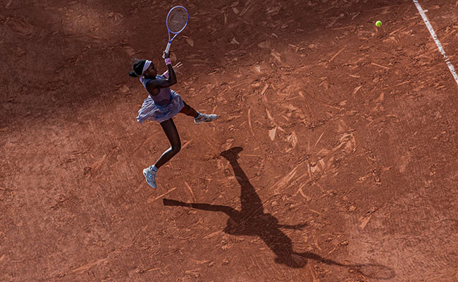 Coco Gauff at Roland Garros Grand Slam Tournament on May 30, 2026, in Paris, France. (Photo by Robert Szaniszlo/NurPhoto via Getty Images)