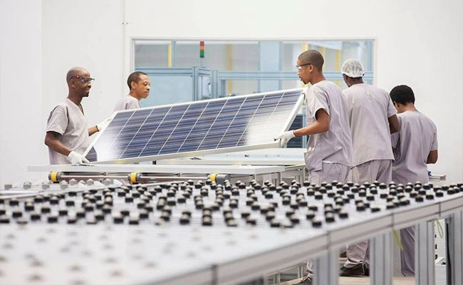 The South African Renewable Energy Masterplan reported that over a period of 12 years, the country imported billions of rands worth of equipment, including solar panels. Photo: ARTsolar