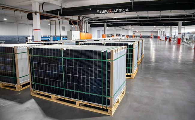 Ener-G-Africa’s Paarl solar module assembly facility is one of the few operational solar manufacturing facilities in South Africa. Photo: Ener-G-Africa