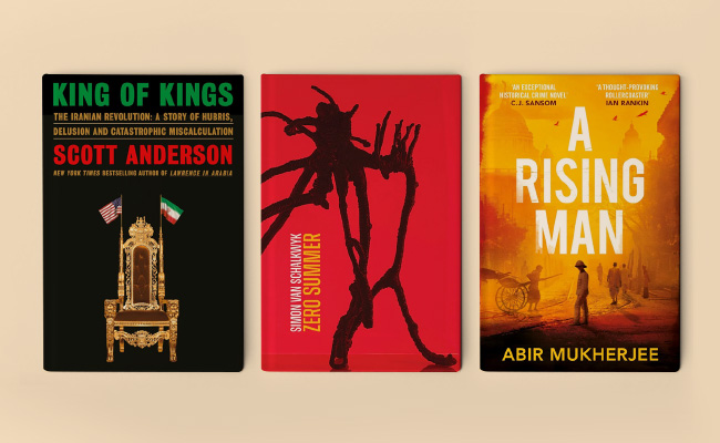 Books King of Kings, Zero Summer and A Rising Man