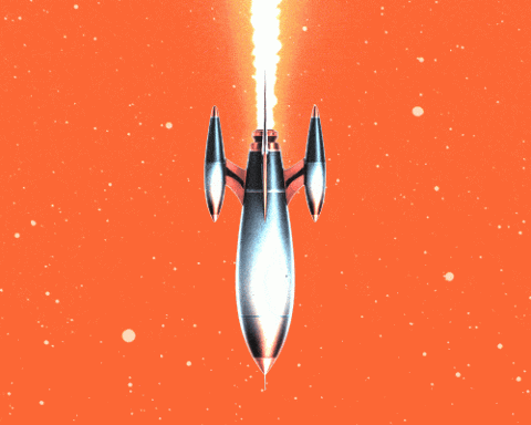 exploding rocket