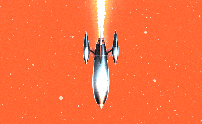 exploding rocket