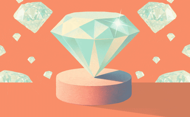 Fading diamonds
