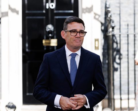 Prime Minister Andy Burnham arrives at 10 Downing Street on July 20. Picture: Lauren Hurley/No. 10 Downing Street; Creative Commons.