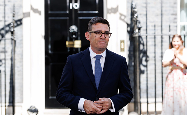 Prime Minister Andy Burnham arrives at 10 Downing Street on July 20. Picture: Lauren Hurley/No. 10 Downing Street; Creative Commons.